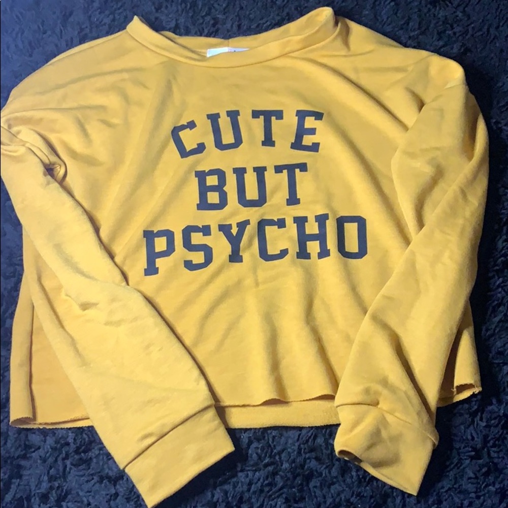 Yellow crewneck